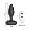 Aplicación Remota Control Remoto Torcido Giratorio Plug Anal Unisex Orgasmo de Próstata Masturbación Masajeador para Sexo Adulto