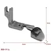 Pie Prensatelas Máquina de Coser Plana Todo Acero Juego de Pies Prensatelas Máquina de Coser Industrial Pie Prensatelas para Dobladillo Enrollado Industrial Combinación Venta al por Mayor