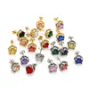 Estilo Japonés y Coreano Ins Personalizados Moda Retro Redondos Zirconia Pendientes Nicho Alta Gama Unisex Pendientes Pendientes