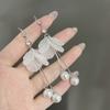Brincos Franceses Delicados Doces Super Fada Explosões de Verão Flor Borla Diamante Moda Luz Luxo Alta Qualidade Joias de Orelha