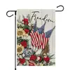 Nova Bandeira de Jardim para o Dia da Independência da Amazon Bandeira de Jardim de Linho Dupla Face Pincelada Bandeira de Jardim Popular da Temu Venda por Atacado