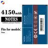 Adequado para bateria de celular Cooper NOTES 4150mAh alta capacidade durável nova placa de bateria atacado de fábrica comércio exterior