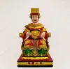 Estátua da Deusa Mazu para adoração em casa, Deus do Mar, Mãe Santa Celestial, ornamento de estátua de Buda pintado em resina