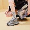 Zapatos de Papá Influencer Europeo para Mujer Tendencia Ins 2025 Verano Nuevo Moda Coreana Zapatillas de Plataforma Gruesa a la Moda
