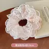Gravata de Cabelo Elegante e Suave Estilo Coreano 2025 para Mulheres, Nova Faixa de Cabelo de Renda para Penteados de Coque, Acessório de Cabelo