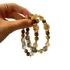 Modelo de Diseño de Pulsera Jinba Da Integral Super Siete Ojo de Tigre Citrino Atrae-Riqueza, Popular en Douyin