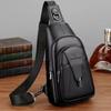 Bolsas de Fábrica Populares y Artículos de Cuero Dropshipping Bolsa Cruzada para el Pecho Bolso de Hombro de Moda Versátil Bandolera Bolsa para el Pecho con Múltiples Compartimentos
