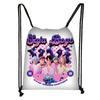 Nueva Serie de Chicas Brujas Transfronterizas Bolsillo con Cordón Estudiante Portátil Bolsa con Cordón Estampada Venta al por Mayor Bolsa de Almacenamiento Caliente