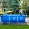 Piscina de Armazón Rectangular Intex Piscina Familiar para Adultos Piscina Grande al Aire Libre Piscina Infantil Piscina Inflable