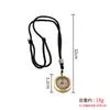 Fábrica de Origen Xiangyun Frontera Mantra de Nueve Caracteres Estilo Chino Moneda de Cobre Retro de Doble Cara Colgante de Collar Portátil Venta al por Mayor Dropshipping