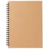 Bloc de Notas de Papel Kraft Diario de Estudiante Impresión Personalizada Cuaderno de Espiral Simple Libro de Registro Engrosado Personalización