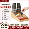 Fábrica de comercio exterior de Dongguan caja de bambú personalizada para bolsitas de té caja de papel para azúcar vaso de papel caja de almacenamiento para condimentos caja de almacenamiento de bambú para escritorio