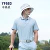 PGM Roupa de Golfe Masculina Verão Camiseta de Manga Curta Respirável Perfurada Roupa Esportiva Top de Golfe