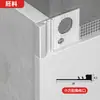 Tira de Esquina para Azulejo de Aleación de Aluminio y Pintura de Látex, Tira de Borde Metálico Invisible para Esquinas de Pared, Tira de Borde Ultradelgada