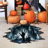 BM8709-KL Pegatinas de Pared de Halloween Palma Envuelta Pegatinas para Piso Decoración de Halloween Decoración para el Hogar Pegatinas de Pared Autoadhesivas