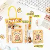 Temporada de Regreso a Clases Día del Estudiante Infantil Bolsa Tote Transparente Compra Grupal de Clase Set de Papelería de Recompensa de Aprendizaje Caja de Regalo para Estudiantes de Primaria