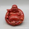 Venta directa de fábrica imitación piedra Shoushan tallado nuevos adornos de Buda Maitreya como Buda sonriente artesanía exquisita adornos pequeños al por mayor