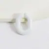 Hebilla de cadena en forma de U de acrílico de 18 x 24 mm para bricolaje, cadena para teléfono móvil, llavero, cadena colgante, accesorios para bolso