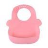 Babero impermeable de silicona para bebé de diseño propio, bolsillo para saliva, grado alimenticio, babero para niños, bolsillo para saliva de bebé