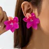Pendientes de Mariposa y Orquídea Estéreo de Moda Europea y Americana Pendientes de Estilo Bohemio para Vacaciones Venta al por mayor