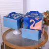 Caja de Embalaje Pequeña Portátil para Pasteles de 4/6/8/10 Pulgadas con Ventana para Pasteles de Mousse, Cajas para Pasteles, Cajas de Regalo, Pasteles