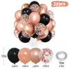 Set de Globos de Látex Transfronterizo de 12 pulgadas Globos Redondos con Lentejuelas Fiesta Niña Día de San Valentín Boda Globos para Fiesta