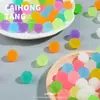 Cuentas de Azúcar Arcoíris Simuladas Accesorios de Resina Cuentas de Caramelo Coloridas Escarchadas Pegamento Cremoso para Manualidades Decoración de Caramelo