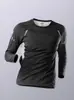 Roupas de Fitness para Homens, Novo Estilo de Outono, Roupas Esportivas Quentes e Justas, Equipamento de Corrida de Secagem Rápida, Roupas de Treino para Basquete e Corrida