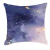 Funda de almohada de mármol morado de ensueño transfronteriza, funda de almohada de cintura para sofá, decoración de dormitorio y oficina en casa