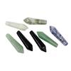 Amazon Natural Stone Crystal Ágata Hexágono Pingente Bullet Colar Acessórios Hexagonal Prism Cross Border
