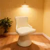 Suministros del Fabricante Silla para Tocador de Dormitorio, Taburete Giratorio para Tocador de Dormitorio de Niñas, Silla para Tocador Estilo Crema Lujo Ligero