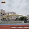 Instalaciones de estructuras de membrana de estadio de PVC y PTFE, gran vano, diseño de gran voladizo, estructura de membrana
