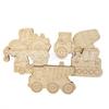 Madera niños creativo hecho a mano DIY pintado grúa excavadora coche Kamaz coche de ingeniería juguete virutas de madera