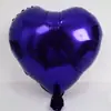 Globo de papel de aluminio en forma de corazón de 18 pulgadas Decoración de boda Día de San Valentín Qixi Globo de decoración de cumpleaños de estrella de cinco puntas de 5 pulgadas 10 pulgadas