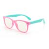 2026 Gafas de Moda Nuevas para Niños con Filtro de Luz Azul Montura Cuadrada Gafas para Niños Sin Graduación con Filtro de Luz Azul Montura Rice Nail Modernas F886