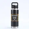 Tetera con asa de acero inoxidable 304 de primera calidad, taza aislante de doble capa al vacío de gran capacidad, tetera portátil para senderismo al aire libre