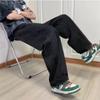 Calça jeans reta vintage masculina, calça casual solta de primavera, estilo americano, calça de marca da moda, calça masculina
