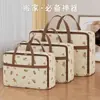 Bolsa de Tote de Tela No Tejida Estampada de Dibujos Animados para Uso Doméstico, Bolsa de Almacenamiento de Gran Capacidad, Bolsa de Almacenamiento de Colchas a Prueba de Polvo y Humedad