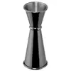 Explosiones acero inoxidable 304 doble cabeza cinturón rizador taza medidora 40/60ML taza medidora portátil bar de cócteles especial