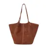 Bolso vintage de terciopelo de gran capacidad para mujer, nuevo bolso de hombro casual de otoño 2026, versión coreana, bolso simple para el día a día