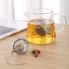 Cadena de filtro de té de acero inoxidable 304, herramienta para preparar té con forma de bola de malla. (5,2 cm)
