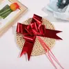 Lazo de película recubierta de aluminio grande flor de mano tirada a mano para coches de boda, flores y regalos, 50# venta al por mayor de fábrica.