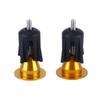 Mountain bike liga de alumínio alça plug 6 cores opcional logotipo personalizável conjunto de alça de bicicleta Traffic Jam Plug Plug atacado