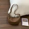 Bolsa Feminina Texturizada de Alta Qualidade com Grande Capacidade, Novo Modelo 2026, Bolsa Transversal Versátil da Moda de Nicho, Bolsa Dumpling Vintage para o Dia a Dia