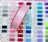 Cinta de lunares de 25 mm para envolver regalos, atar pasteles, materiales para accesorios de cabello DIY, poliéster, en stock, venta al por mayor, múltiples colores