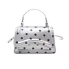 Bolso Cruzado de un Solo Hombro, de Mano, Simple, Moderno, de Lunares, 2026, Fresco de Verano, Nuevas Llegadas, Gran Capacidad, Moderno, Cuadrado Pequeño para Mujer