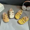 Sandalias para Niños Punta Bebé Verano 2025 Nuevas Sandalias Birkenstocks para Niños Niña Elegantes Vintage Zapatos Romanos