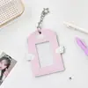 Portatarjetas de Cuero con Lunares de Ángel para Fans, Portatarjetas Pequeño de 3 Pulgadas, Colgante de Bolso Portatarjetas de PU con Alas de Polaroid