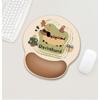 Mouse Pad de Pulso Dachshund Antiderrapante Escritório Casa Apoio de Pulso para Laptop Silicone Almofada de Pulso Feminina
