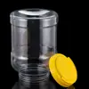 Garrafas redondas feitas sob medida, garrafas vazias, PET transparente de grau alimentício, garrafas plásticas de grande capacidade de 5000ml para embalagem de farinha, ração para cães e ração para gatos
